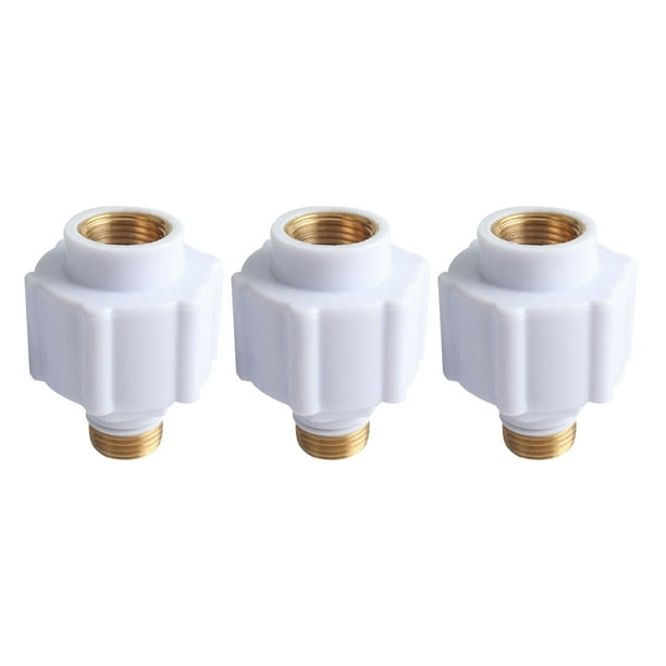 Adaptador universal para calentador de agua eléctrico de pared divisoria (3 unidades), dispositivo antichoque, ignífugo y antifugas, accesorios para seguridad de baño y cocina