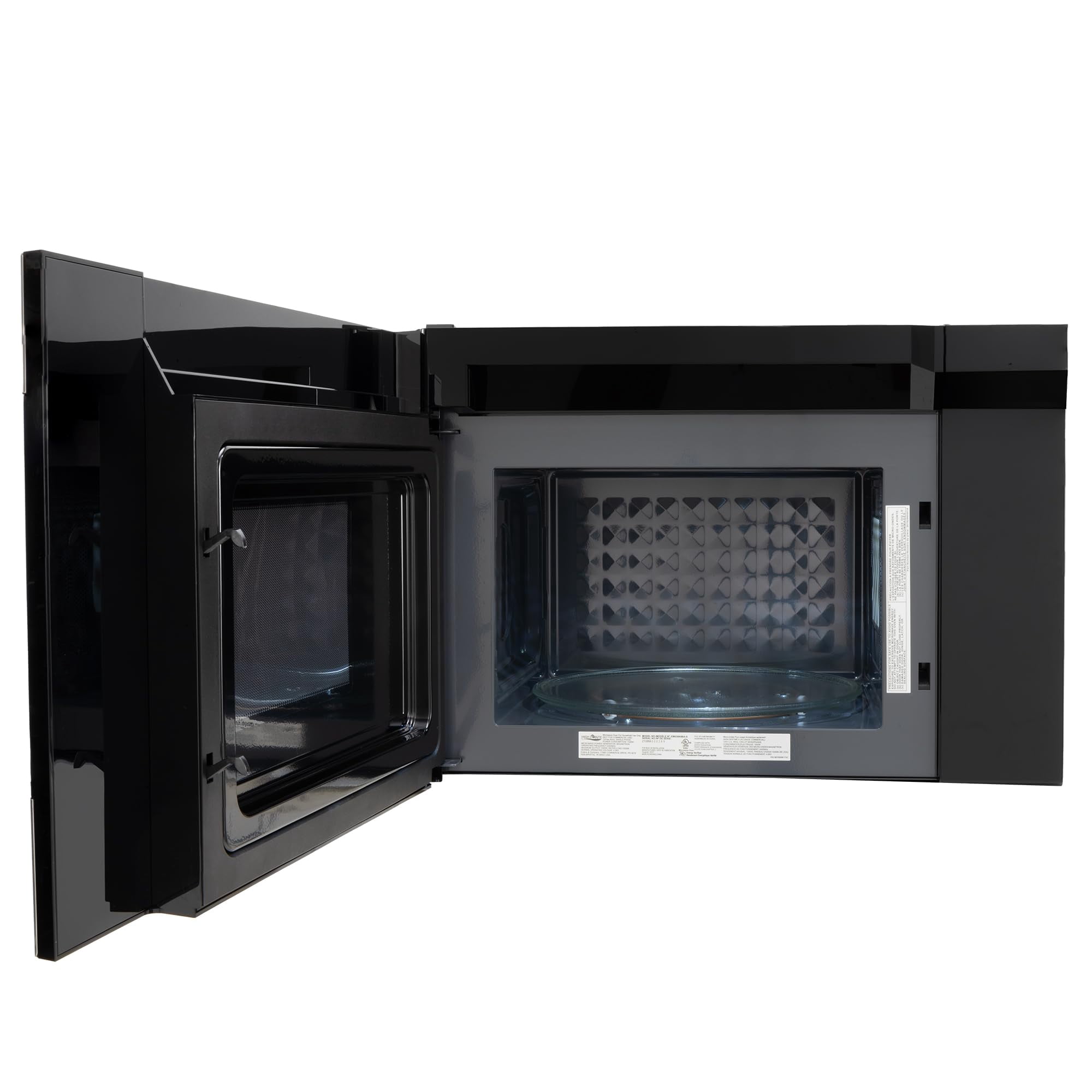 RecPro RV High Pointe 24" Stainless Steel Over the Range Microwave | 1.4 Cu. Ft. | 38L Capacity | 1000 Watts | 13.5" Turntable
