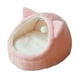 thumbnail image 5 of Cama cueva para gatos, nido semicerrado para dormir, relajante, para perros y cachorros Rosa Pequeño, 5 of 9
