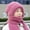 01_Pink, variant on Infinity Scarf for Women Integrated Ear Windproof Cap Scarf Knitting Thick Warm Guard Hat Hooded Winter Knitted Neck Warmer