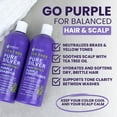 thumbnail image 2 of KESMEDIK Tea Tree Purple Shampoo & Conditioner Set with Rosemary & Aloe, Professional Anti Brass Toner, Removes Yellow Tones for Gray, Bleached, White & Blonde Hair, Refreshes Scalp, Sulfate-Free, 2 of 6