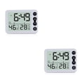 thumbnail image 2 of Inteprter Reloj Digital de escritorio, Sensor Dual, alarma electrónica, termómetro, botón de operación, funciona con batería, temporizador LCD, Type3 NO3 Inteprter CBP162558, 2 of 6