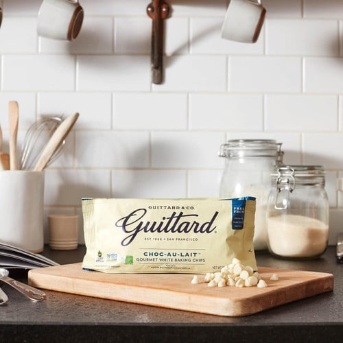 Guittard Choc Au Lait White Baking Chips 340g, British Import (Pack of 2)