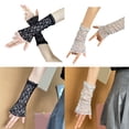 thumbnail image 2 of Lace Floral Embroidery Fingerless Sleeve Cuffs Perfect For Bridal Gowns Cocktail Dresses, 2 of 10