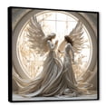 thumbnail image 2 of Designart "Heavenly Christian Annunciation Artwork" Christianity Floater Framed Wall Decor, 2 of 5