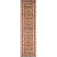 thumbnail image 2 of SAFAVIEH Valencia Weston Floral Bordered Polyester Runner Rug, Red, 2'3" x 12', 2 of 6