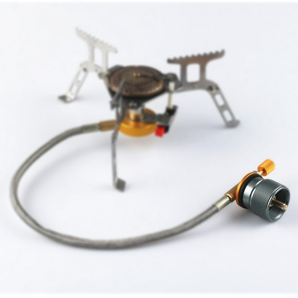 Adaptador De Estufa De Gas, Convertidor De Válvula Para Tanque De Propano, Accesorio De Camping De aleación De Aluminio De 1L