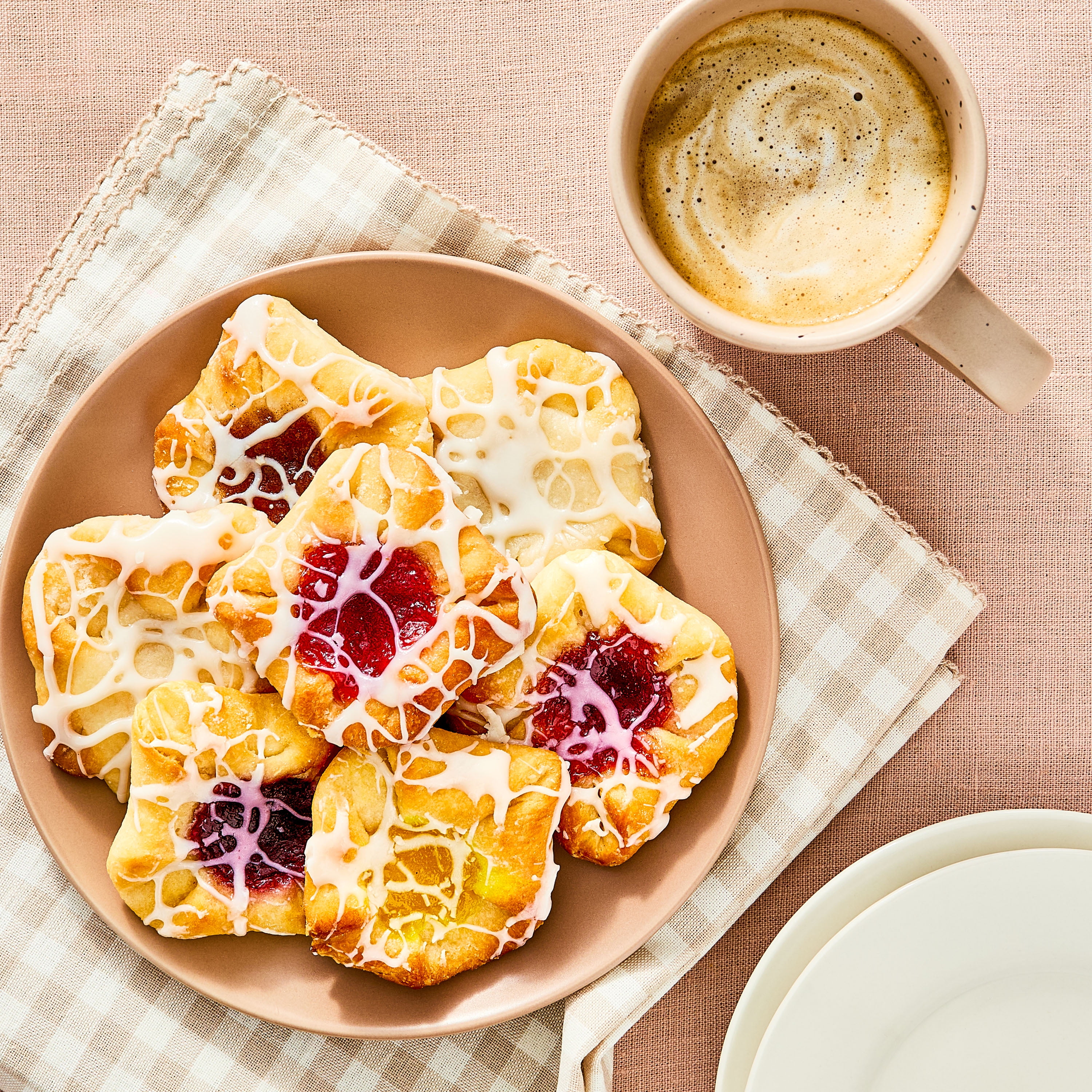 Freshness Guaranteed Assorted Mini Danish Baked Pastries with Light Glaze, 12 oz, 10 Count