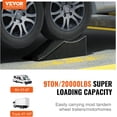 thumbnail image 2 of 20000 LBS 9 Ton Vehicle Ramp, 5.5" Lift Height Durable Nonslip PP Car Service Ramp for Tandem Wheel Vehicles, 2 of 9