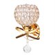 thumbnail image 2 of Lámpara De Pared De Estilo Moderno Soporte De Luz De Pared Colgante De Cristal Enchufe E14 (Sin Bombilla Incluida) Plata / Oro / Color Guardurnaity HA025483-02, 2 of 5