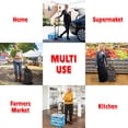 thumbnail image 6 of dbest products Foldable Shopping Cart with Wheels and Removable Bag, Black, 6 of 6
