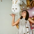 thumbnail image 4 of OULII Event Pinata Decor Bunny Head Pinata Paper Hanging Decoration for Birthday Party 1Pcs, 4 of 6