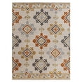 thumbnail image 1 of LR Home Floral Border Mosaic Area Rug, 7 ft. x 9 ft., Cream / Metallic, 1 of 7