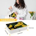 thumbnail image 5 of Banana Portable PU Leather Jewelry Organizer with Removable Compartment, Necklace Holder, Bracelet Holder, and Jewelry Boxes, 5 of 6