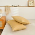thumbnail image 3 of Move Over Beige Pillowcases Queen, Zipper Closure Pillow Cover Set of 2, Microfiber Pillow Cases, 2 Pack, 3 of 7