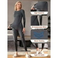 thumbnail image 6 of Charmo Thermal Underwear Sets for Womens Ski Athletic Outfit Sets for Cold Weather Activewear Sets, 6 of 8