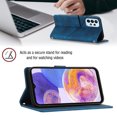 thumbnail image 4 of Compatible with Samsung Galaxy M13 4G Classic Embossed PU Leather Case with Card Holder Shockproof Cover, 4 of 5