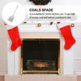 thumbnail image 2 of OULII Thicken Long Handle Ash Shovel Iron Tool for Cooking and BBQ 1Set, 2 of 7