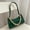 Green, variant on Luxury Chains Bag Women Alligator Pattern Shoulder Bag Fashion Small Armpit Bag Vintage Lady Handbag Subaxillary Pouch