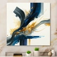 thumbnail image 2 of Designart Stylish Spiral Abstract I Canvas Wall Art, 2 of 5