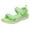Green, variant on GiLiling Girls Open-Toe Sport Sandals, Breathable Fabric with Dual Adjustable Hook-and-Loop Straps, Lightweight Platform Sole Casual Outdoor Beach Footwear (Purple, 12-12.5 Years)