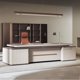 thumbnail image 5 of Luxury Nordic Boss Table Storage Standing Modern Office Desk Storage Italian Executive Scrivanie Per Computer Office Furniture My Lux Decor Round, 5 of 10