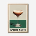 thumbnail image 3 of Espresso Martini Retro Minimalist Canvas Wall Art  Cocktail Poster Decor, 3 of 10