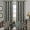 Black, variant on Charlotte Pair (Set of 2) Jacquard Grommet Window Curtain Panels