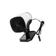 thumbnail image 1 of Car Heater Demister Defroster Winter/Cold Weather Anti-Fog for Vehicle degree Rotation Base Warmer 24V White, 1 of 8