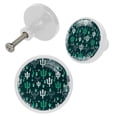 thumbnail image 2 of 4 Pcs Cactus Knobs for Kitchen Cabinet Cupboard Dresser Bookcase Drawer Pulls Handles Round Home Decor, 2 of 5