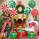 thumbnail image 4 of Globos de aluminio con forma de bastón de caramelo para fiesta de Navidad, muletas de Papá Noel, globos de caramelos rojos y verdes, regalos para fiestas de Año Nuevo, decoración navideña para el hoga, 4 of 5