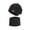 Black Hat fot Girl and Boy, variant on AINIYS Warm Knitted Hat Scarf Set Fleece Thickened Ear-Protecting Super Soft for Women Outdoor Sports Skiing Cycling Running Winter Beige