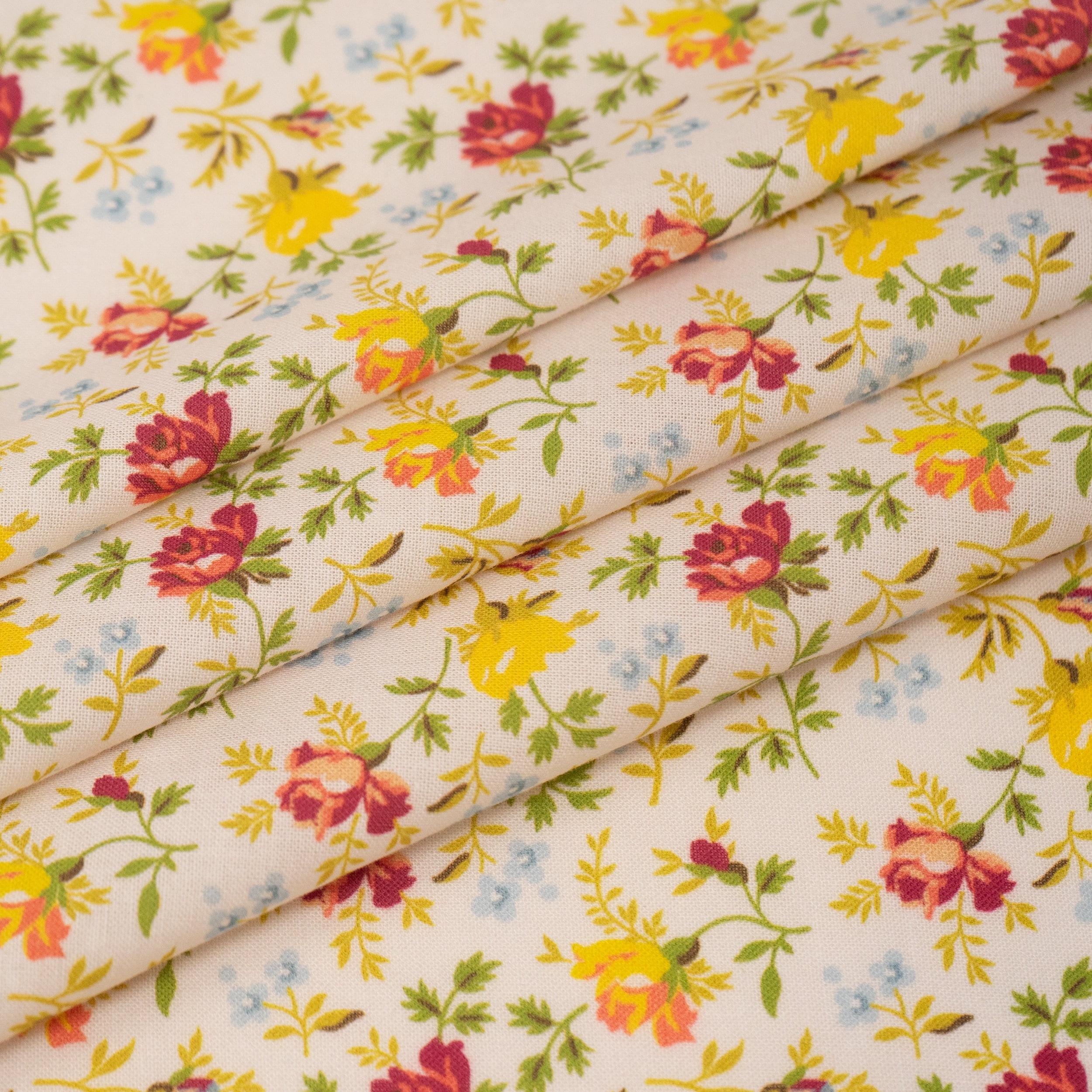 Roc-Lon 100% Cotton, 108" Wide, Quilt Backing, Prints, Floral Prints, Cut By Yard