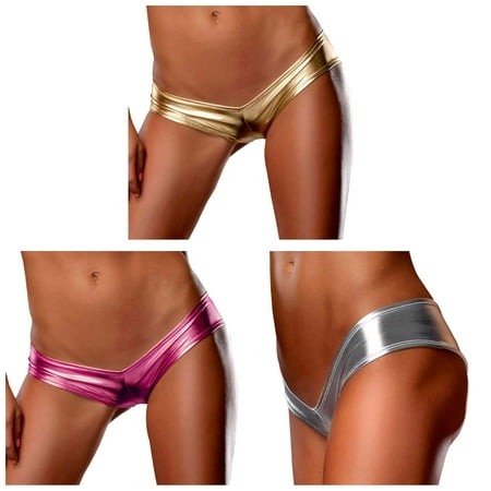JHLZHS Women s Boy Shorts Underwear Chic High Shine Leather Women s Panties Low Rise Comfort Fit Underwear Plus Size Breathable Underwear for Women Womens Underwear Seamless Hipster Briefs