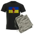 thumbnail image 6 of CafePress - Glory To Ukraine Pajamas - Men's Dark Loose Fit Cotton Pajama Set, 6 of 7