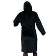 thumbnail image 2 of Unisex ISlide Black Oklahoma City Thunder Fleece Phantom Robe, 2 of 2