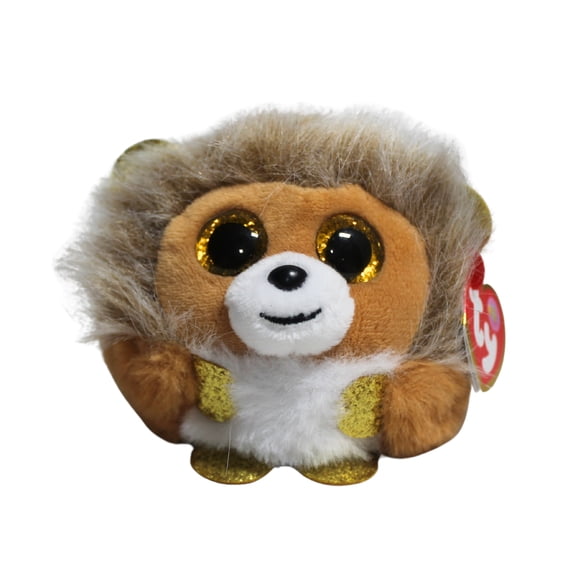 TY Puffies (Beanie Balls) Plush - CAESAR the Lion (3 inch)