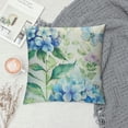 thumbnail image 2 of PHYHOO Pillow Covers  Blue Hydrangea Flowers It is So Good to Be Home Spring Pillows Decorative Throw Pillows Floral Pillowcase Summer Decorations Farmhouse Decor for Sofa, 2 of 5