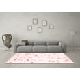 thumbnail image 3 of Ahgly Company Indoor Rectangle Solid Red Modern Area Rugs, 2' x 5', 3 of 4
