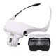 thumbnail image 3 of LED Lighted Magnifying Glass Hands-Free Head-Mounted Magnifier with 5 Detachable Lenses 1X, 1.5X, 2X, 2.5X 3.5X, 3 of 5
