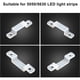 thumbnail image 4 of Clip de fijación JAMW 100 Uds sujetador de tira Led para tira de luz soportes de fijación Clips para tira LED impermeable de 10mm de ancho, 4 of 5