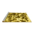thumbnail image 2 of Ahgly Company Machine Washable Indoor Rectangle Abstract Yellow Modern Area Rugs, 8' x 10', 2 of 4
