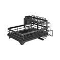 thumbnail image 1 of Escurridor De Platos Con Drenado Automático Para Cocina Belug Negro, 1 of 5