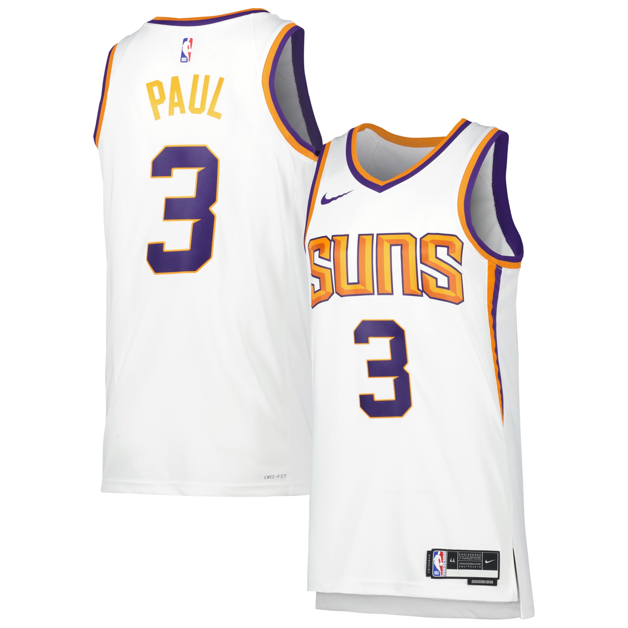 phoenix suns white jersey