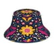 thumbnail image 1 of Fotbe Cinco De Mayo Floral Sombrero Tipo Pescador con Estampado – Sombrero de Sol de Algodón de Moda para Playa, Golf, Pesca, 1 of 6