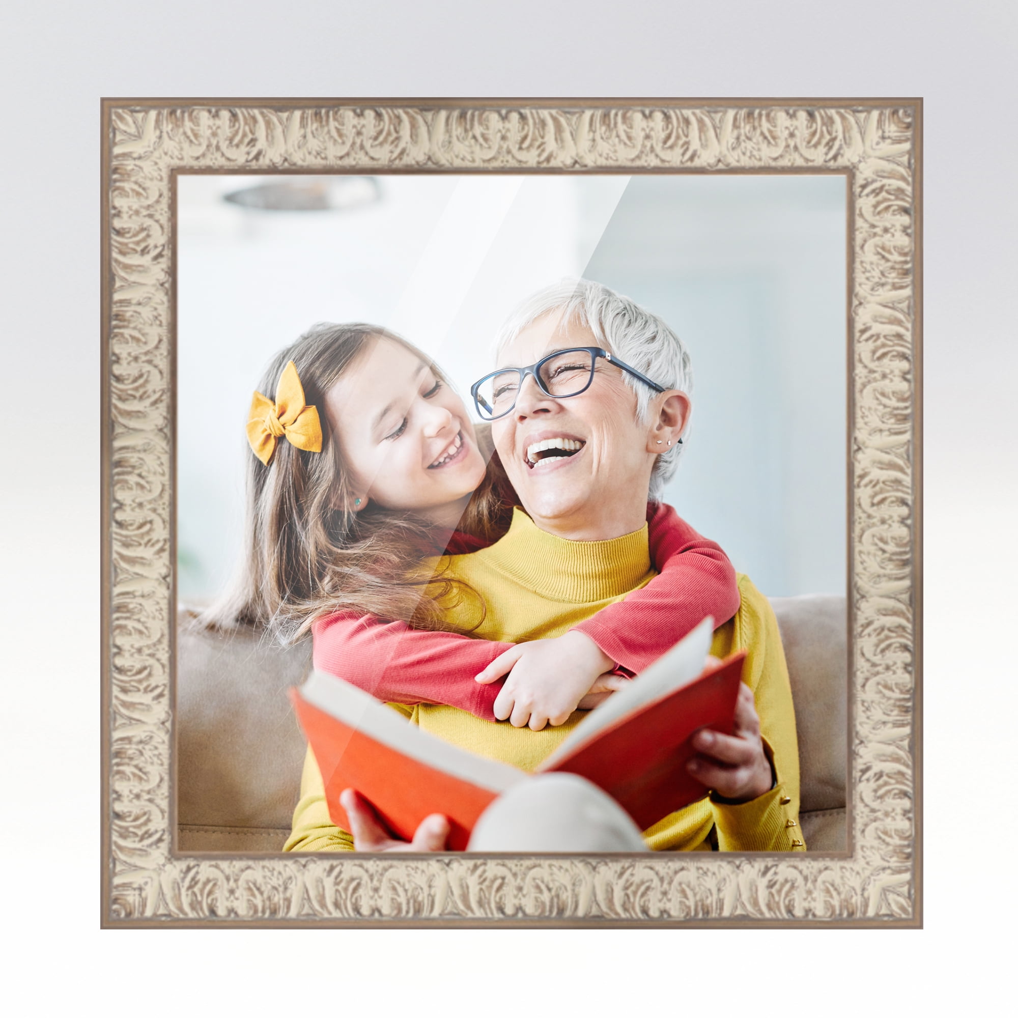21x27 Frame White Real Wood Picture Frame Width 0.75 inches