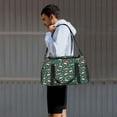 thumbnail image 7 of Honeii Santa Hat Joy Green Festive Print Gym Bag,Carry on Weekender Overnight Bag, Travel Duffel Bags, Personal Item Travel Bag,Tote Bag,Workout Dance Bag, 7 of 7