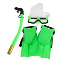 WORGEOUS 1 Set Snorkel Set With Flippers Kids Snorkel Snorkel Goggles Swim Goggles Kids Flippers For Kids Snorkling Gear Kids Snorkel Equipment