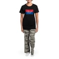 thumbnail image 4 of CafePress - America First Pajamas - Women's Short Sleeve Print T-Shirt and Pants Dark Cotton Pajama Set, 4 of 7