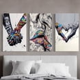thumbnail image 3 of Set Cuadros Graffiti Love, 3 of 4
